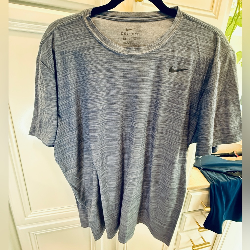 Nike Dri-FIT T-Shirt – Blue Heathered – Size XL